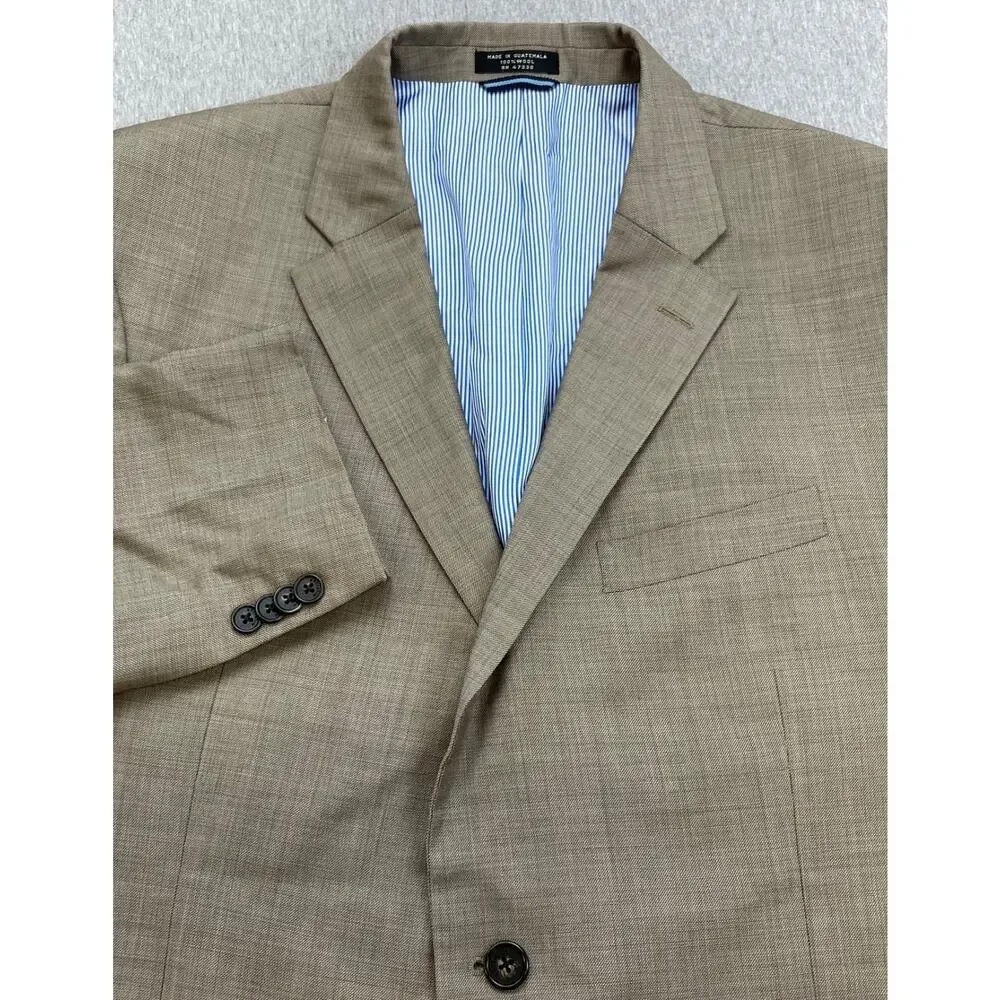 Tommy Hilfiger Blazer‎ Mens 44R Hopsack 100% Wool 2-Button Single Breast Lined